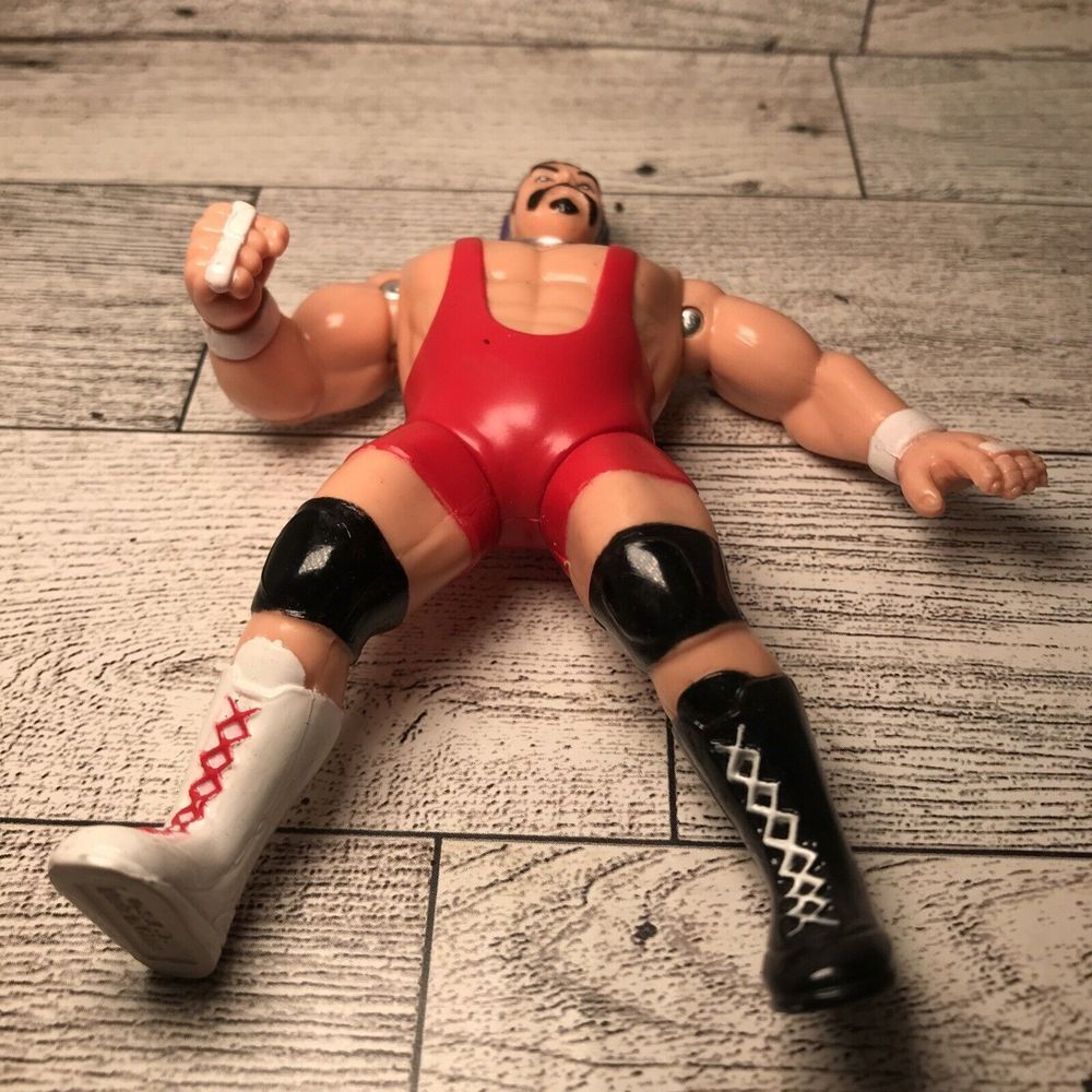 Vintage 1998 WCW Rick Steiner OSFT 4.5" WWE Toy Wrestling Action Figure - Picture 4 of 8
